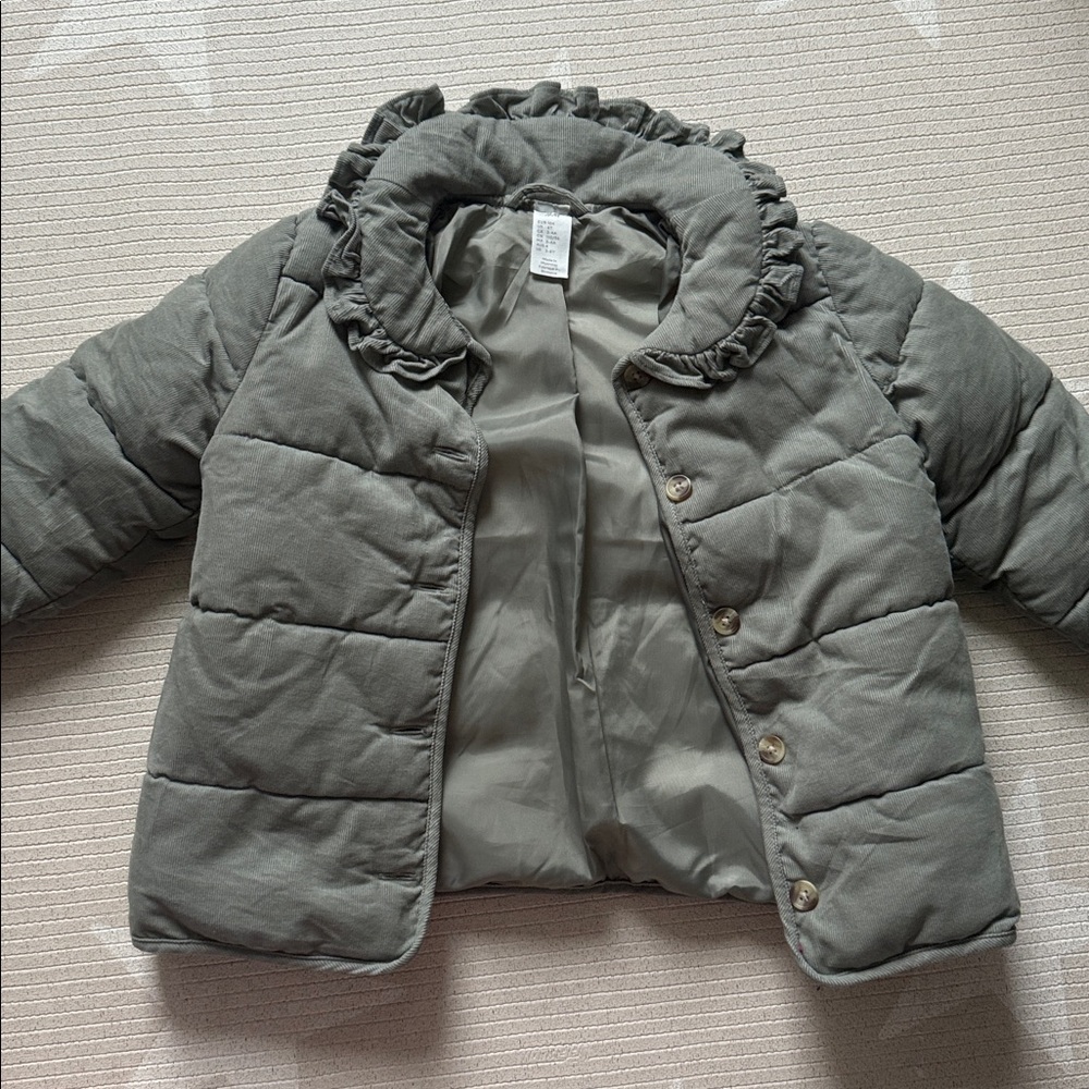 Green H&M corduroy Jacket